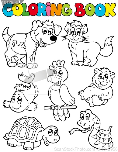 Image of Coloring book with pets 2