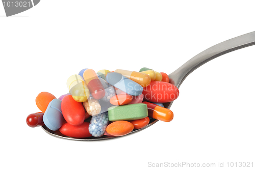 Image of Pills on a Teaspoon