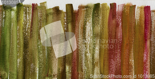 Image of grunge multicolor painted canvas texture