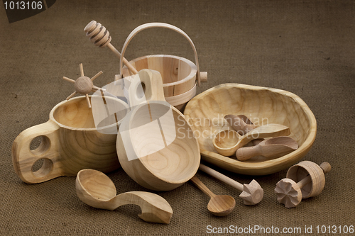 Image of folk wood craft from Poland
