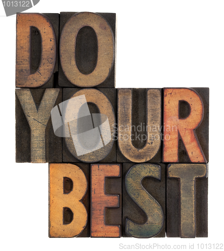 Image of do your best - motivational reminder