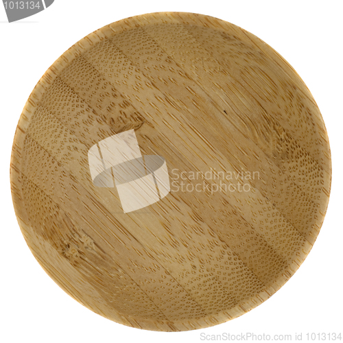 Image of round wooden bowl