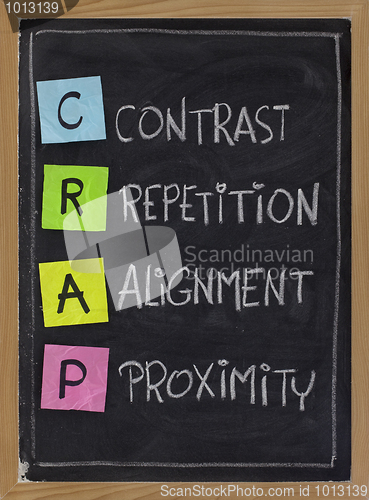 Image of contrast, repetition, alignment and proximity - CRAP