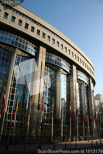 Image of European Parliament Building in Brussels