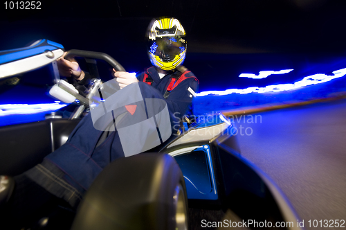 Image of Go-Cart racing driver