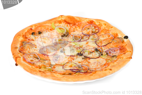 Image of vegetable pizza