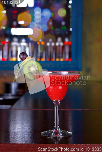 Image of red cocktail