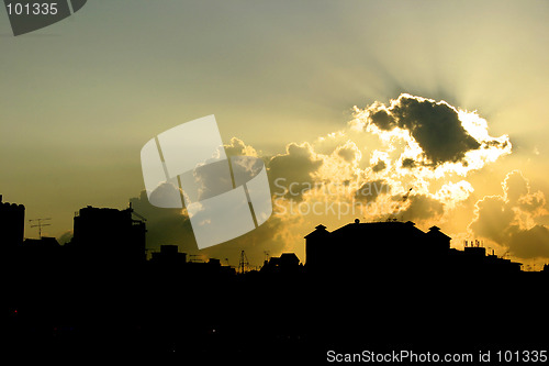 Image of evening sky