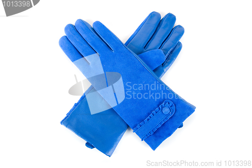 Image of female leather gloves