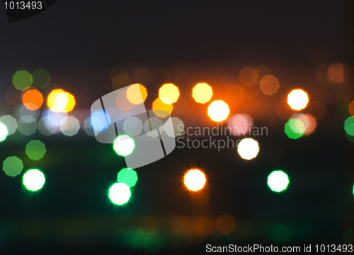 Image of bokeh lights