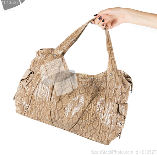 Image of women bag at hand