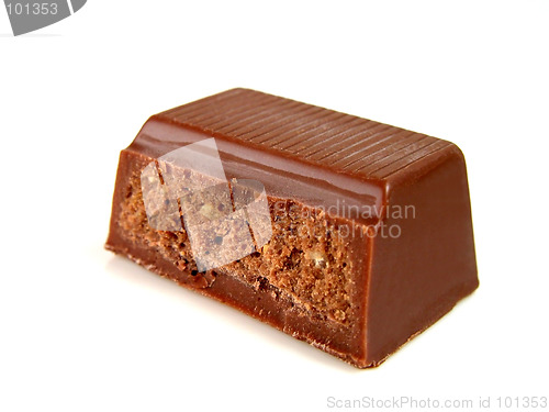 Image of A piece of chocolate