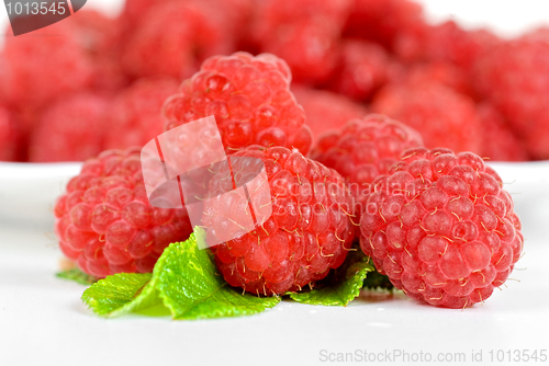 Image of fresh raspberry