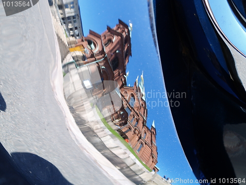 Image of distorted building
