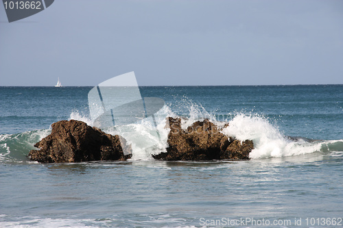 Image of Rocks and waves