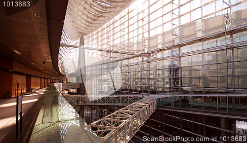 Image of atrium pedestrian bridges