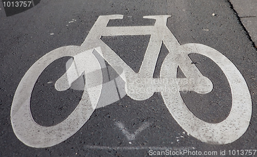 Image of Bicycle path in Brussels