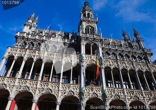 Image of Palais du Roi or the King's Palace on the Grand Place in Brussels, Belgium