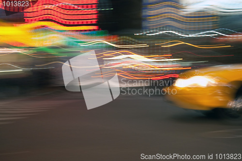 Image of Abstract Taxi Cab