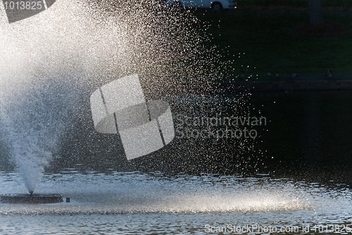 Image of Park Water Fountain Detail