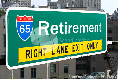 Image of Retirement Highway Sign