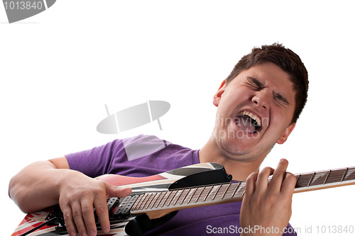 Image of Electric Guitar Player