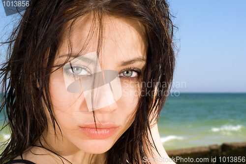 Image of Portrait of the young woman
