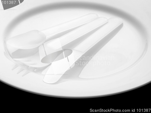 Image of Plastic cutlery