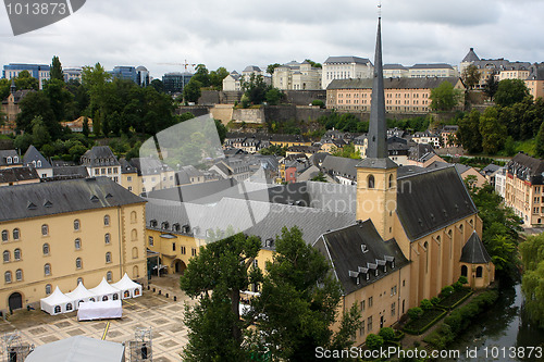Image of View on old Luxembourg city