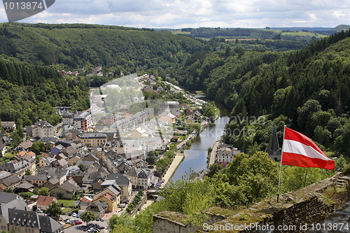 Image of The town of Vianden in Luxembourg