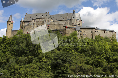 Image of Vianden castle in Luxembourg