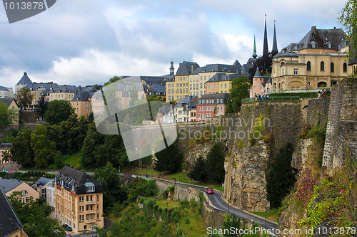 Image of View from the Casemates on old Luxembourg City
