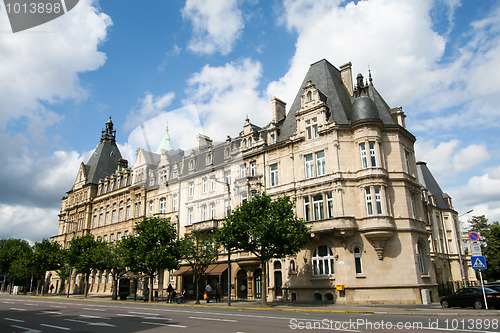 Image of Famous bank building in Luxembourg