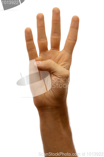 Image of Hands counter. Four