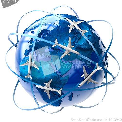 Image of International air travel