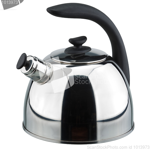 Image of Chrome teapot