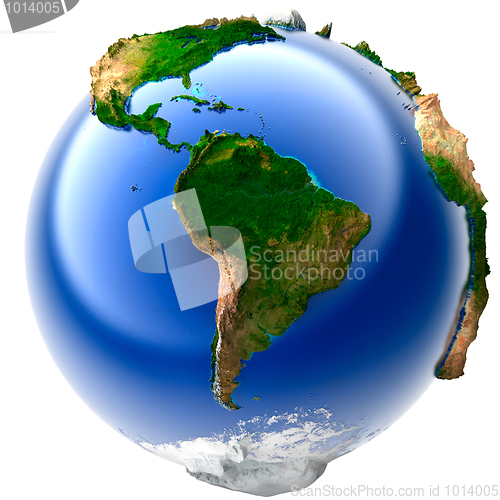 Image of Miniature real Earth