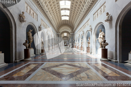 Image of Italy Older Interior Vatican Museum in Rome