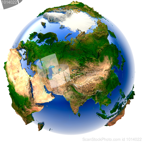 Image of Miniature real Earth