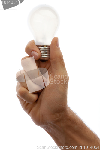 Image of Hand with lamp