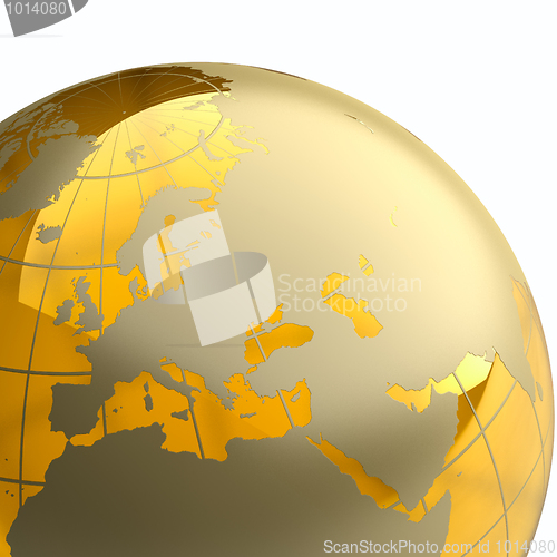 Image of Amber Globe Earth