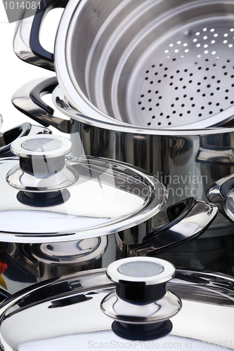 Image of Stainless steel pans