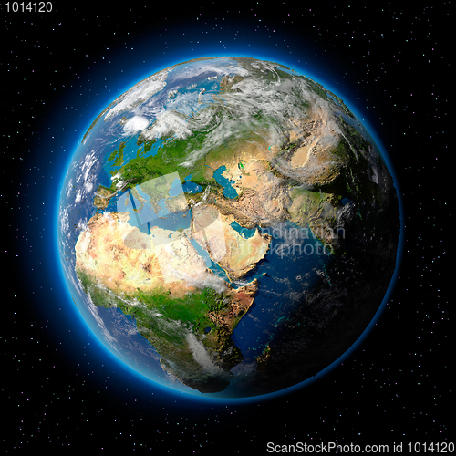 Image of Earth in Space