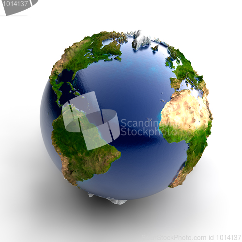 Image of Miniature real Earth