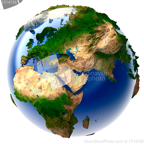 Image of Miniature real Earth