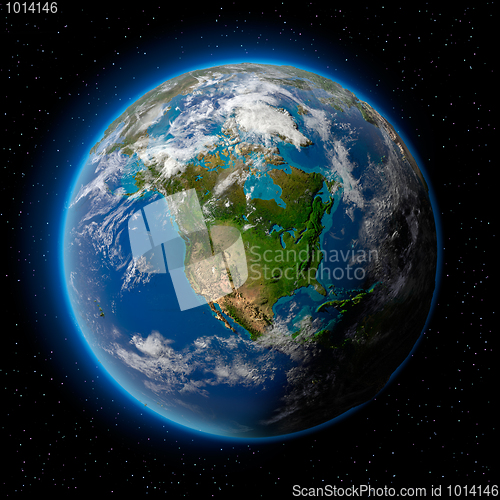 Image of Earth in Space