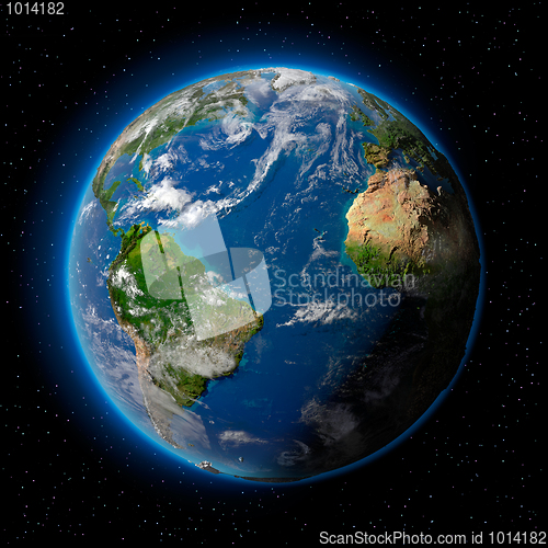 Image of Earth in Space
