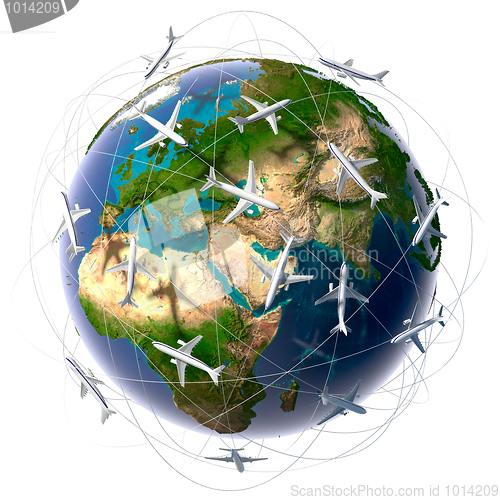 Image of International air travel