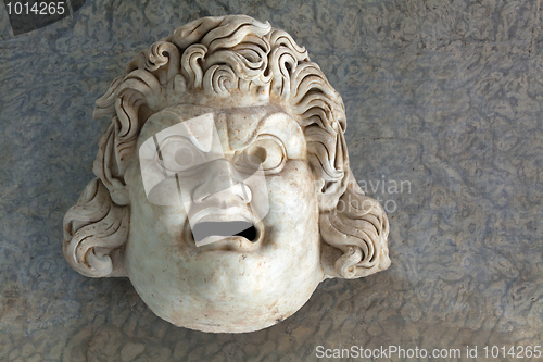 Image of Antiquity mask at the Vatican Museum