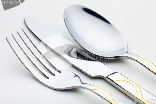 Image of Knife, fork, spoon